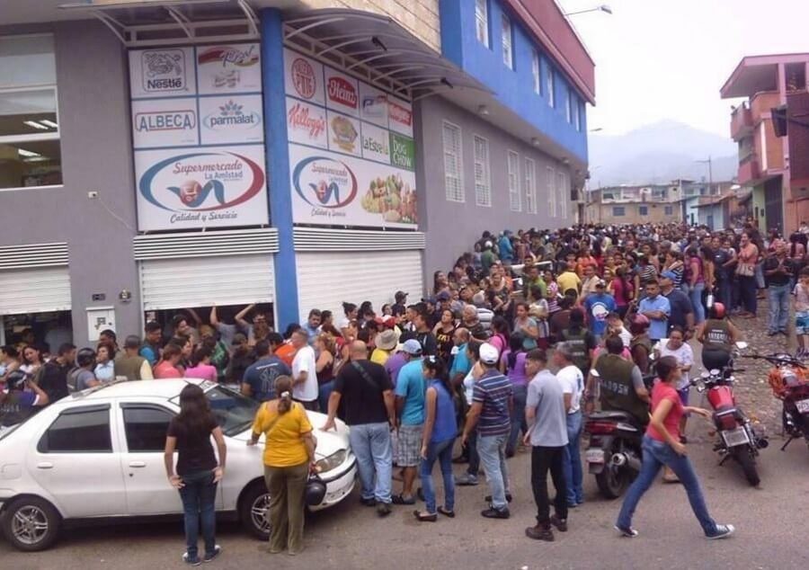 Нехватка продуктов в Венесуэле