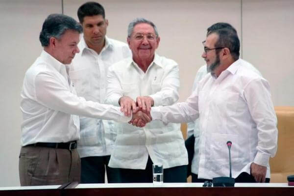 El encuentro en Bogota sobre FARC