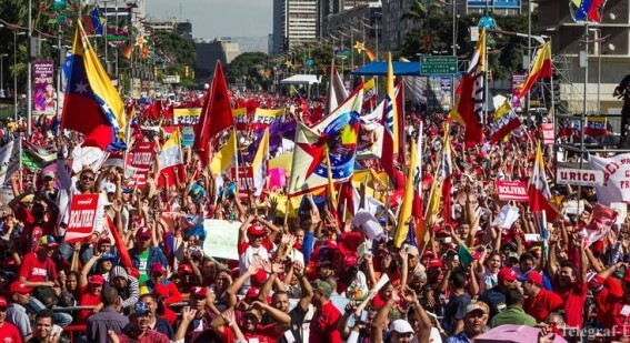 Манифестация в Венесуэле