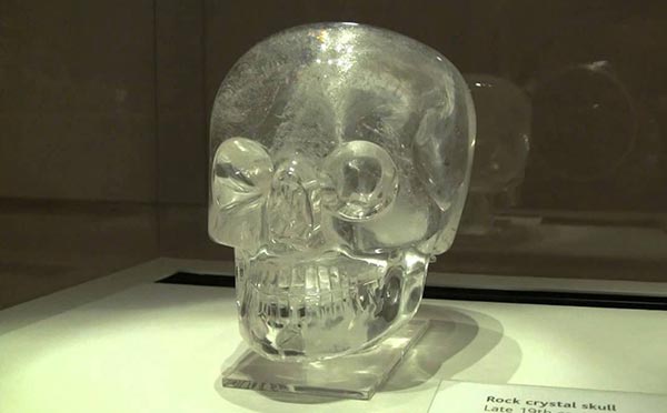 Crystal skull of Maya civilization