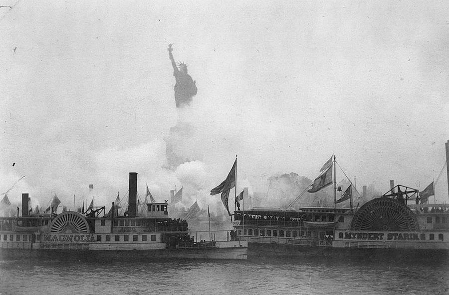Opening of the Statue of Liberty