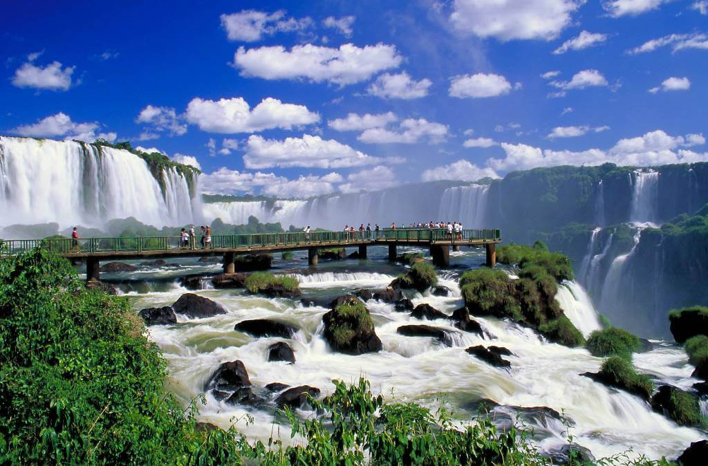 Waterfalls of the Iguazu River