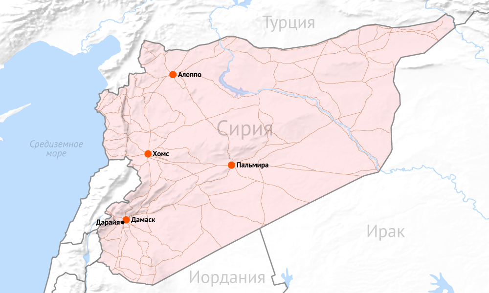 Map of Syria