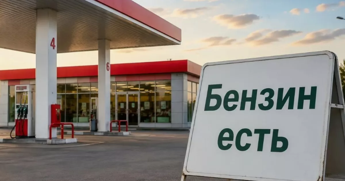 Бензин есть