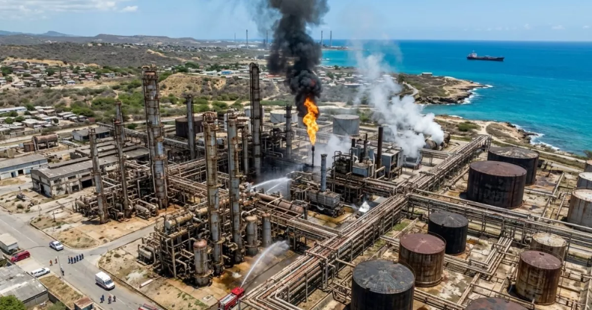 Венесуэла: пожар на НПЗ Кардон и нефтяная ловушка США