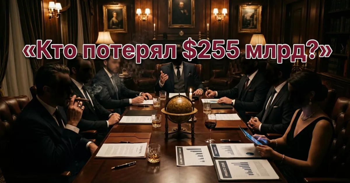 Знаете кто стал беднее на $255 млрд. долларов?