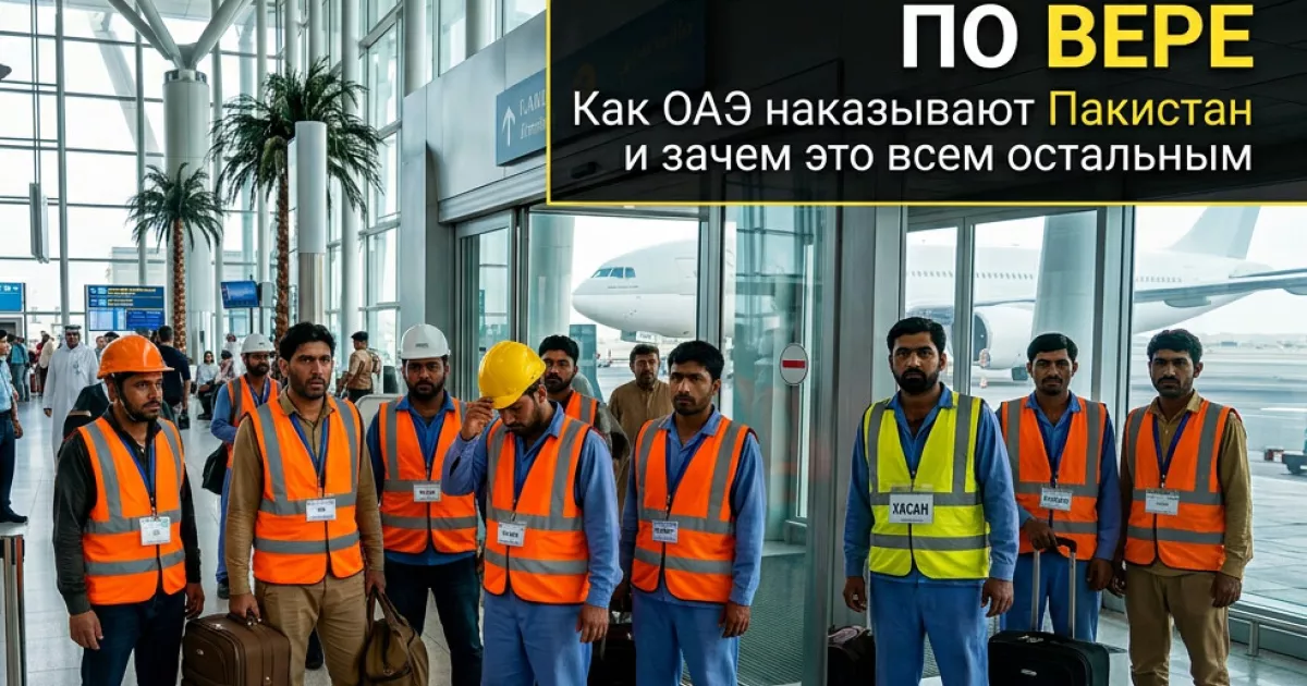 Депортации по признаку веры: как Абу-Даби наказывает Исламабад и что это значит для всех остальных