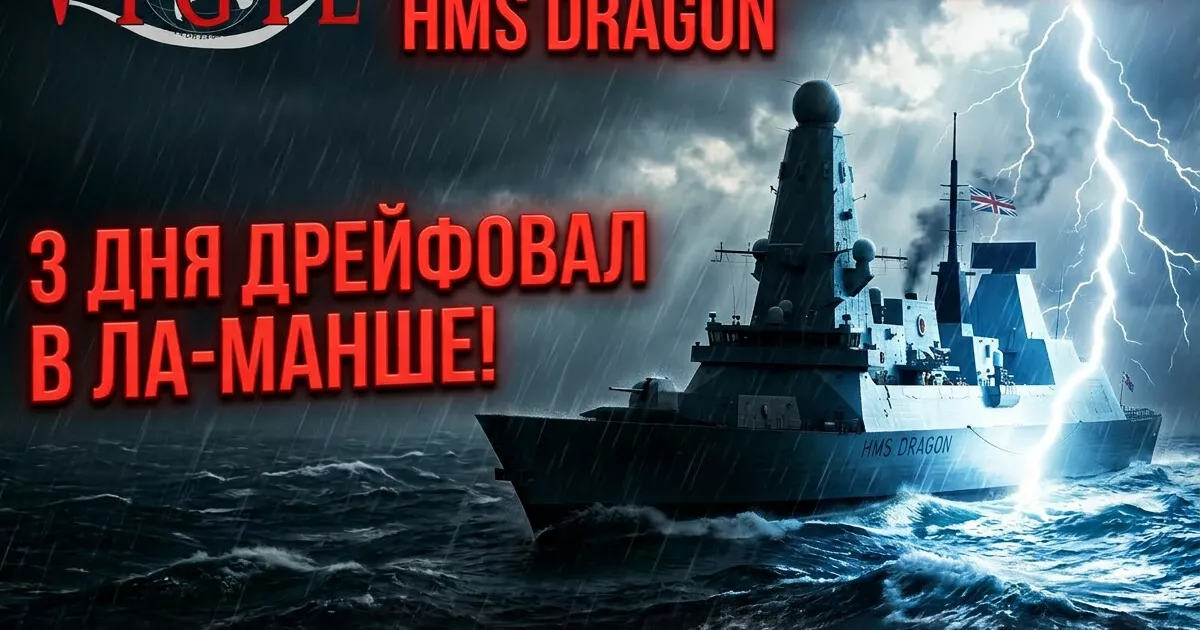 эсминец трое суток простоял в Ла-Манше, vigiljournal.com