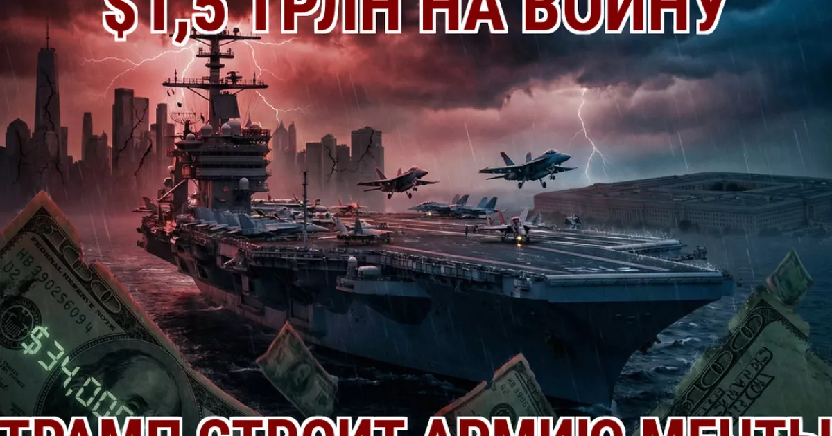 $1,5 трлн на войну: Трамп строит "армию мечты" на фундаменте из долгов, vigiljournal.com