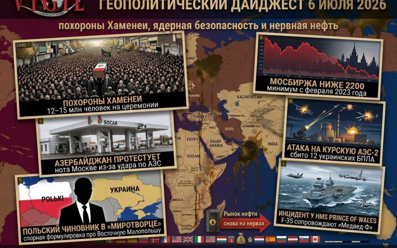 Геополитический дайджест от Михаила Ажгиревича за 6 июля 2026!