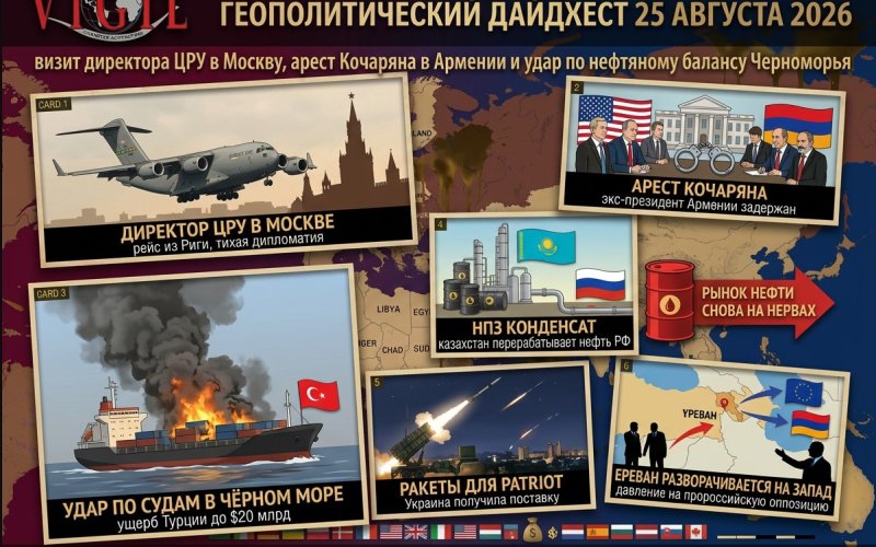 Геополитический дайджест от Михаила Ажгиревича за 25 августа 2026!