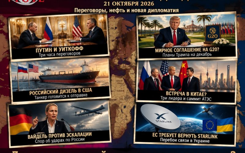 Геополитический дайджест от Михаила Ажгиревича за 21 октября 2026!