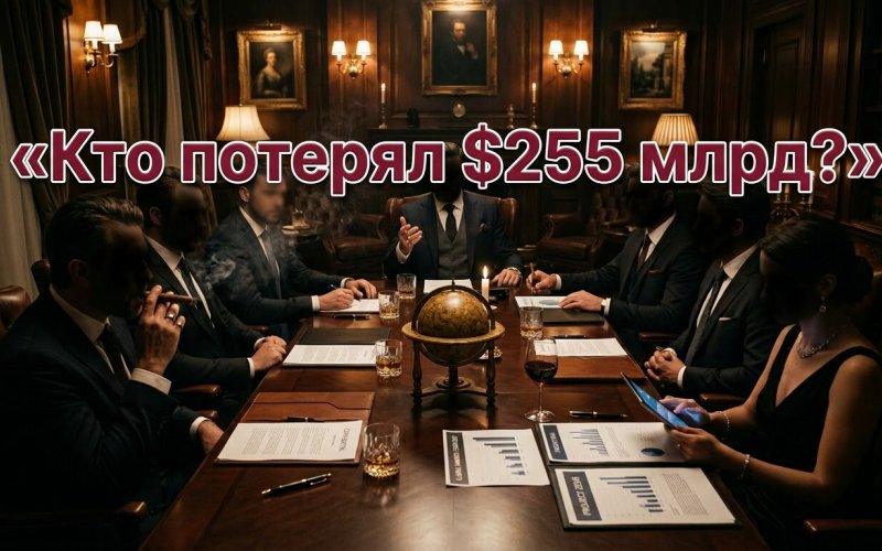 Знаете кто стал беднее на $255 млрд. долларов?