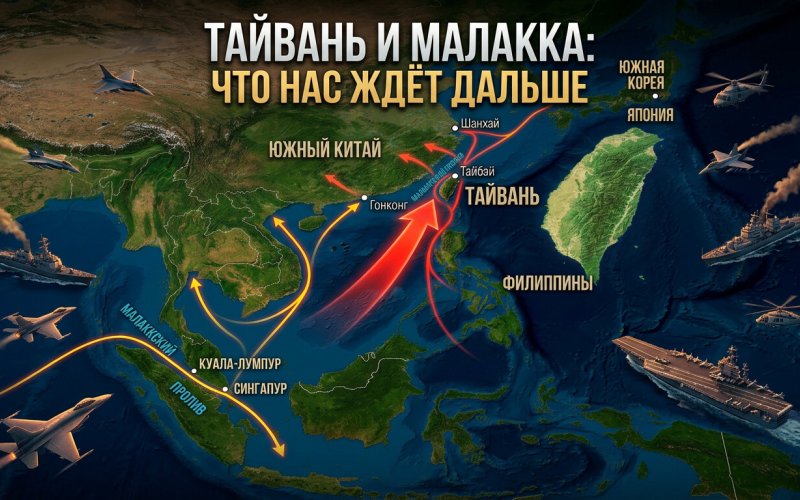 Тайвань и Малаккский пролив: что нас ждёт дальше