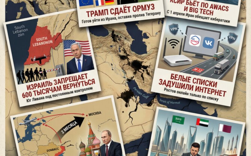 Геополитический дайджест от Михаила Ажгиревича за 31 марта 2026!