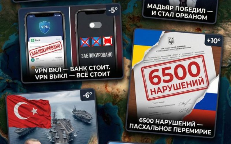 Геополитический дайджест от Михаила Ажгиревича за 13 апреля 2026!