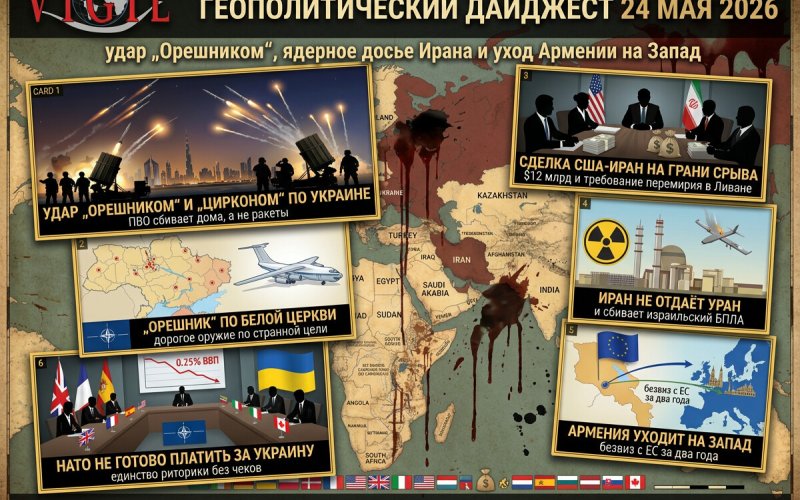 Геополитический дайджест от Михаила Ажгиревича за 24 мая 2026!