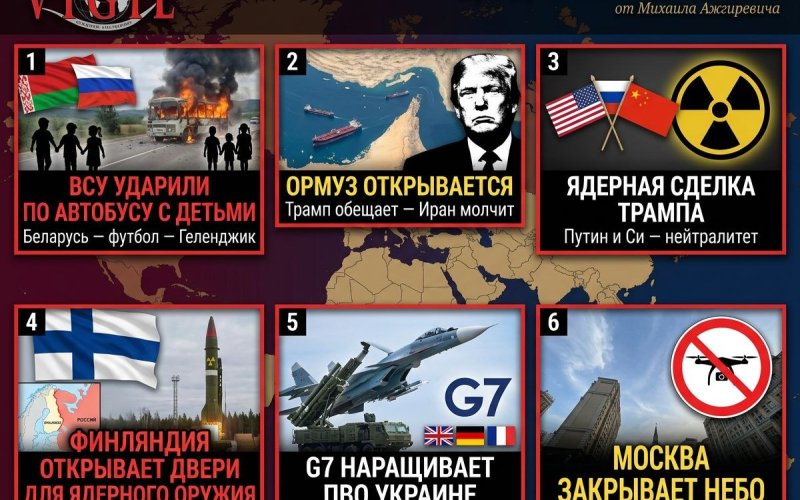 Геополитический дайджест от Михаила Ажгиревича за 17 июня 2026!