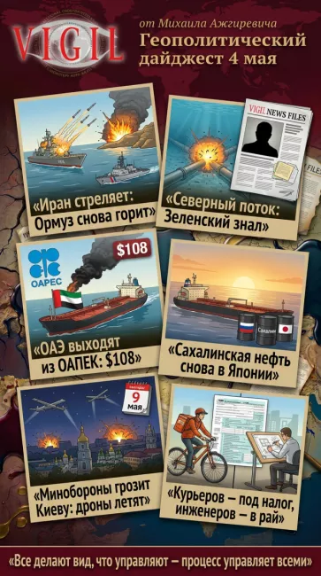 Геополитический дайджест от Михаила Ажгиревича за 4 мая 2026!
