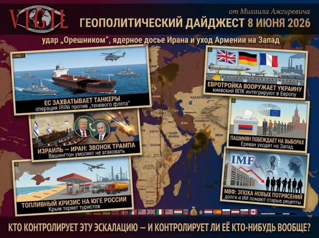 Геополитический дайджест от Михаила Ажгиревича за 23 июня 2026!