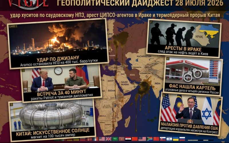 Геополитический дайджест от Михаила Ажгиревича за 28 июля 2026!