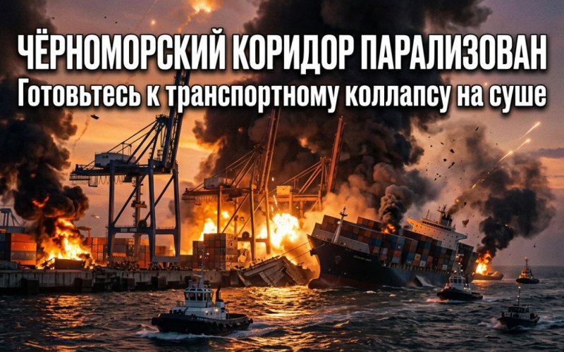 Морской коридор Украины уже перекрыт, vigiljournal.com